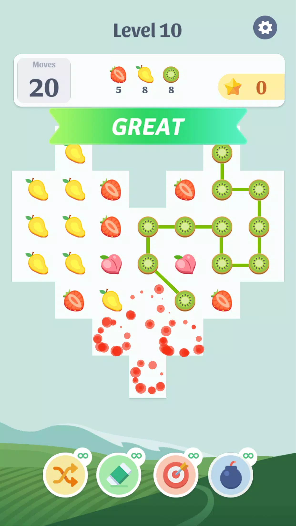 Fruit Game: Connect & Blast Tangkapan skrin 2