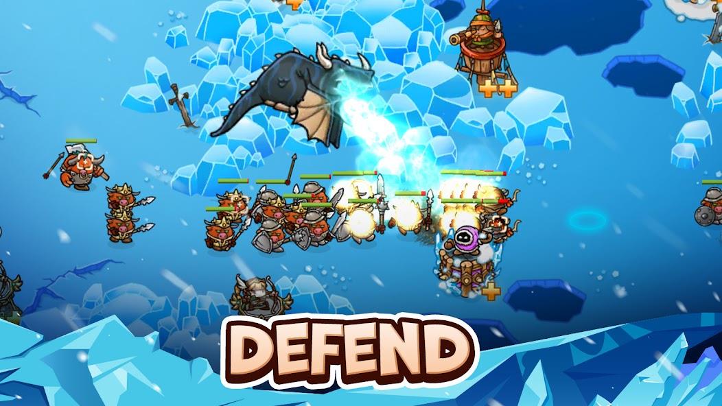 Crazy Defense Heroes - TD Game Mod Schermafbeelding 0