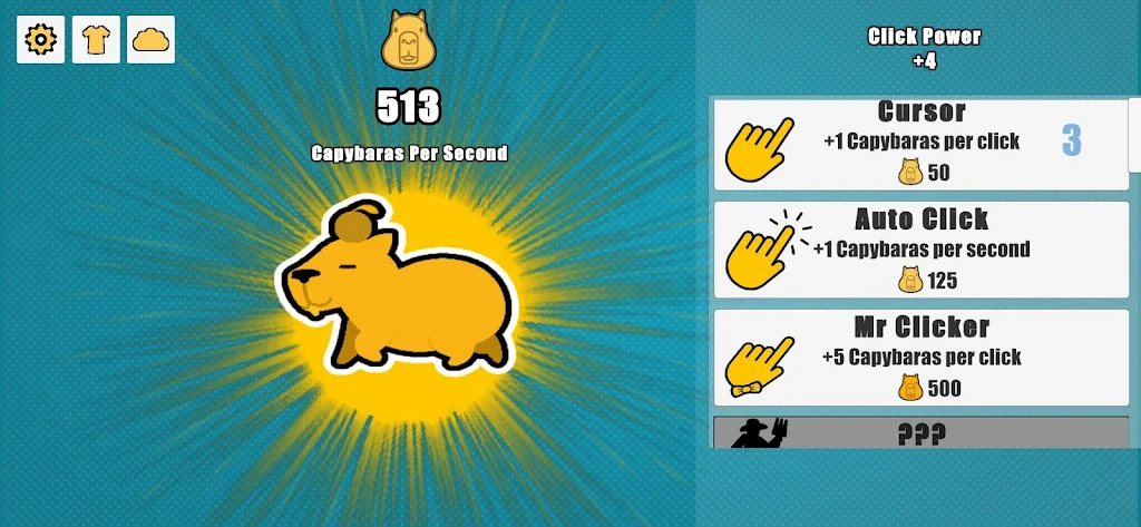 Capybara Clicker Zrzut ekranu 0