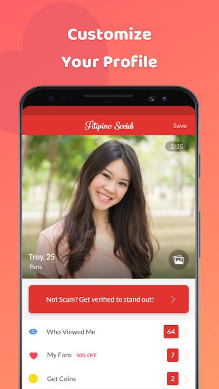 Filipino Social: Dating & Chat Schermafbeelding 1
