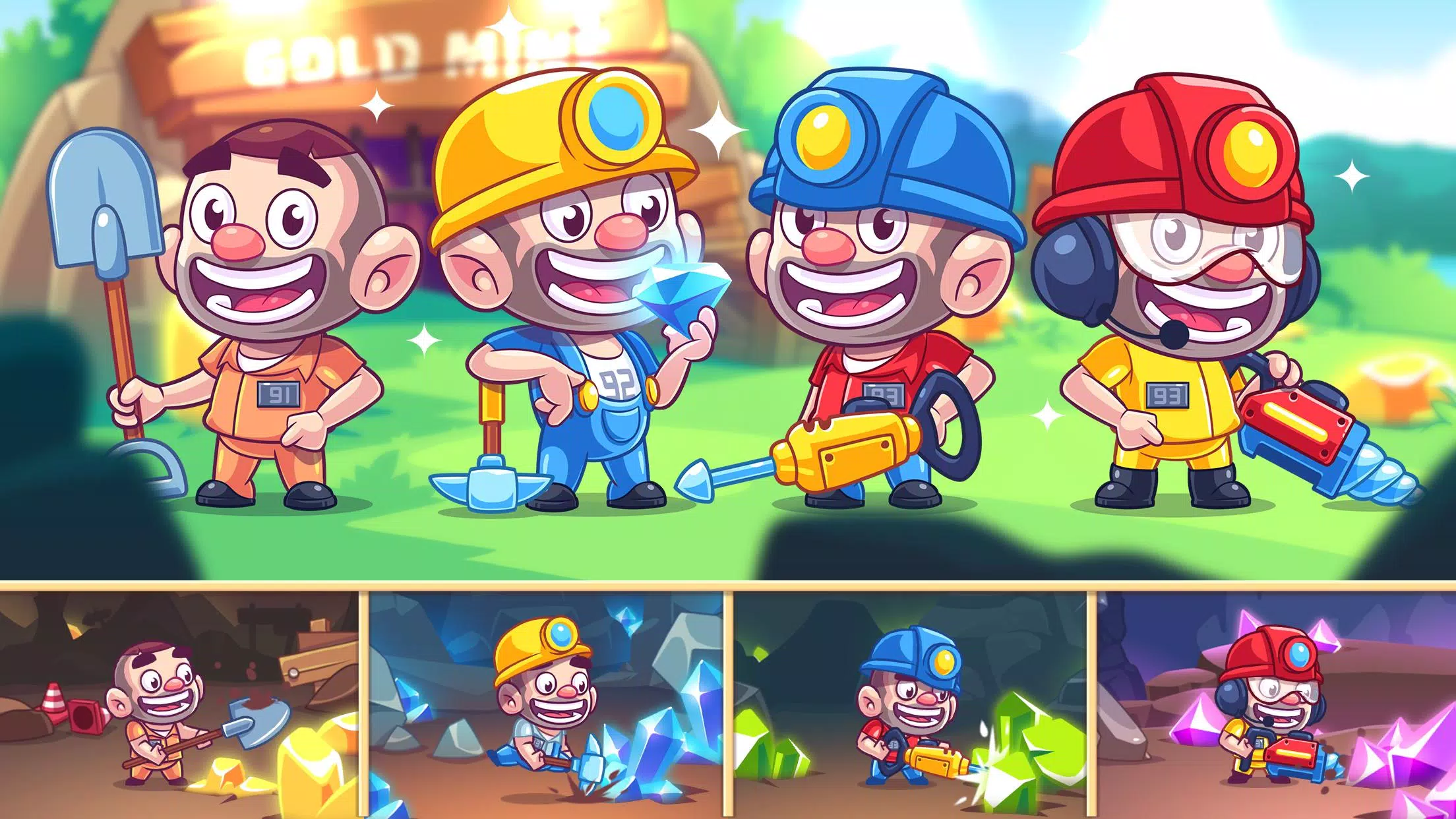 Idle Prisoner  Inc - Mine & Crafting Building スクリーンショット 1