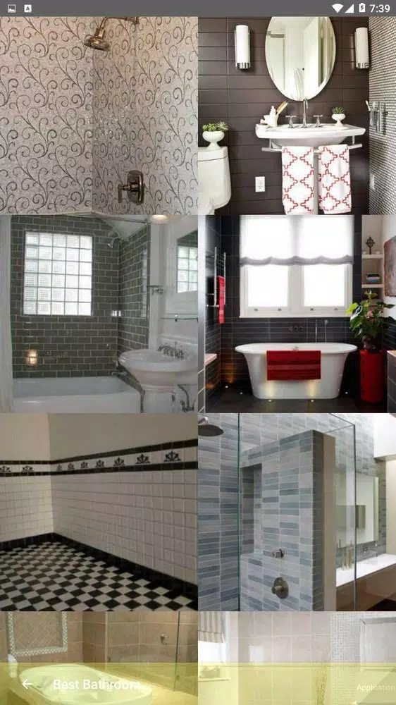 Best Bathroom Tile Designs ide Captura de pantalla 2