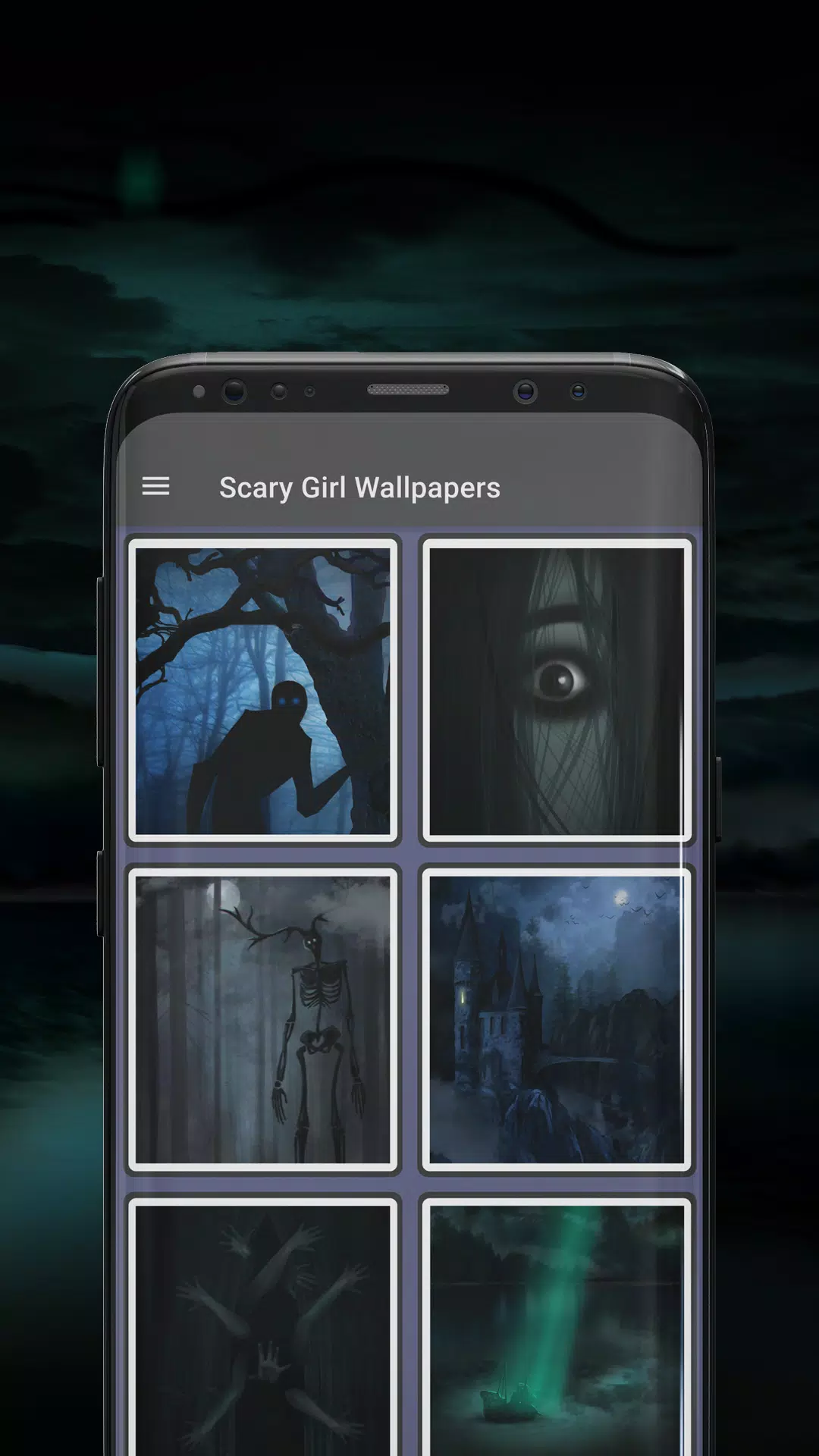 Scary Girl wallpapers Capture d'écran 2