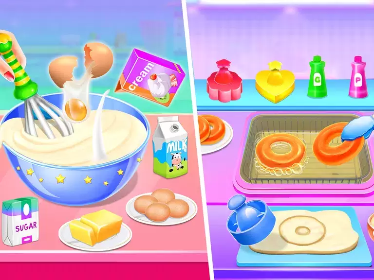 Make Donuts Game - Donut Maker ภาพหน้าจอ 1