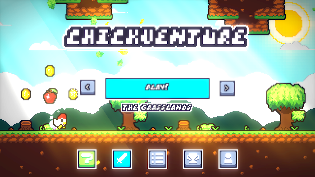 Chickventure: A Runner Game Capture d'écran 0