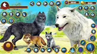 Virtual Wild Wolf Family Sim Captura de pantalla 0