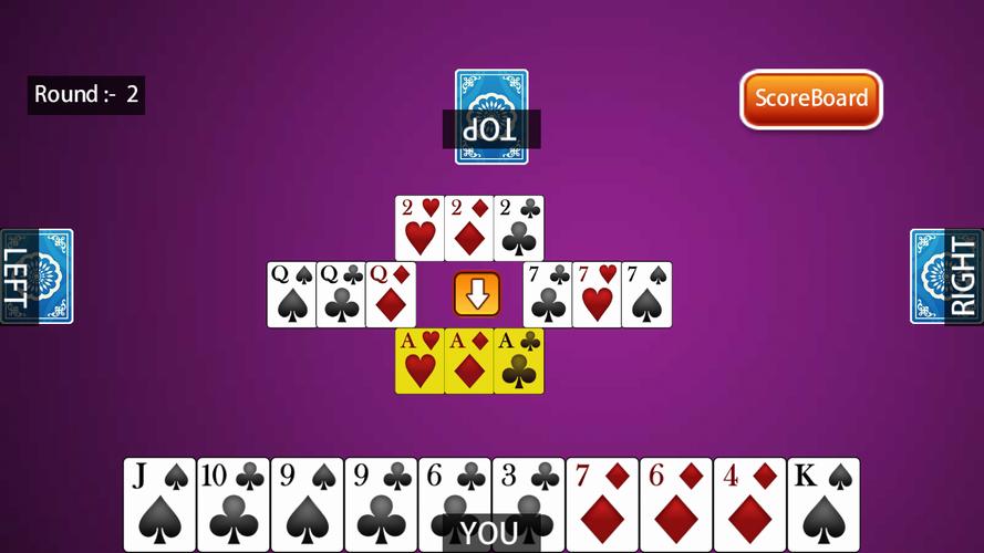 Hazari Card Game : 1000 Points Zrzut ekranu 1