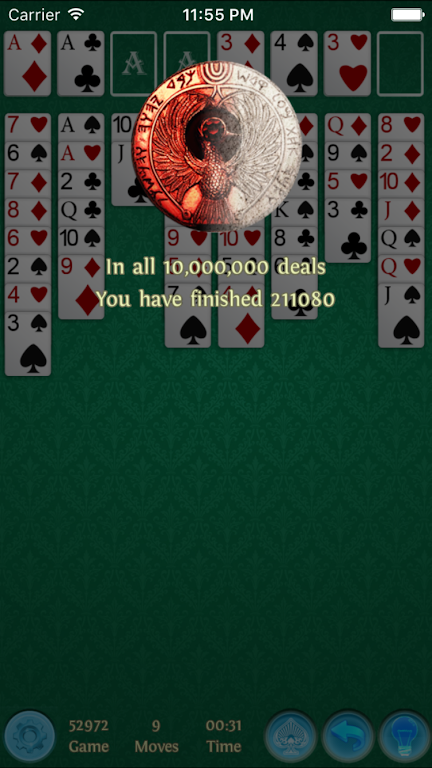 FreeCell Premium Capture d'écran 1