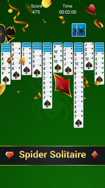 Free spider solitaire - classic solitaire Ảnh chụp màn hình 0