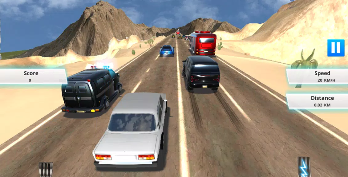 Traffic Rider : Car Race Game应用截图第0张