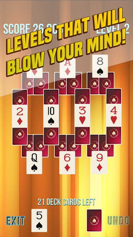 Schermata Pyramid Solitaire Supreme 1