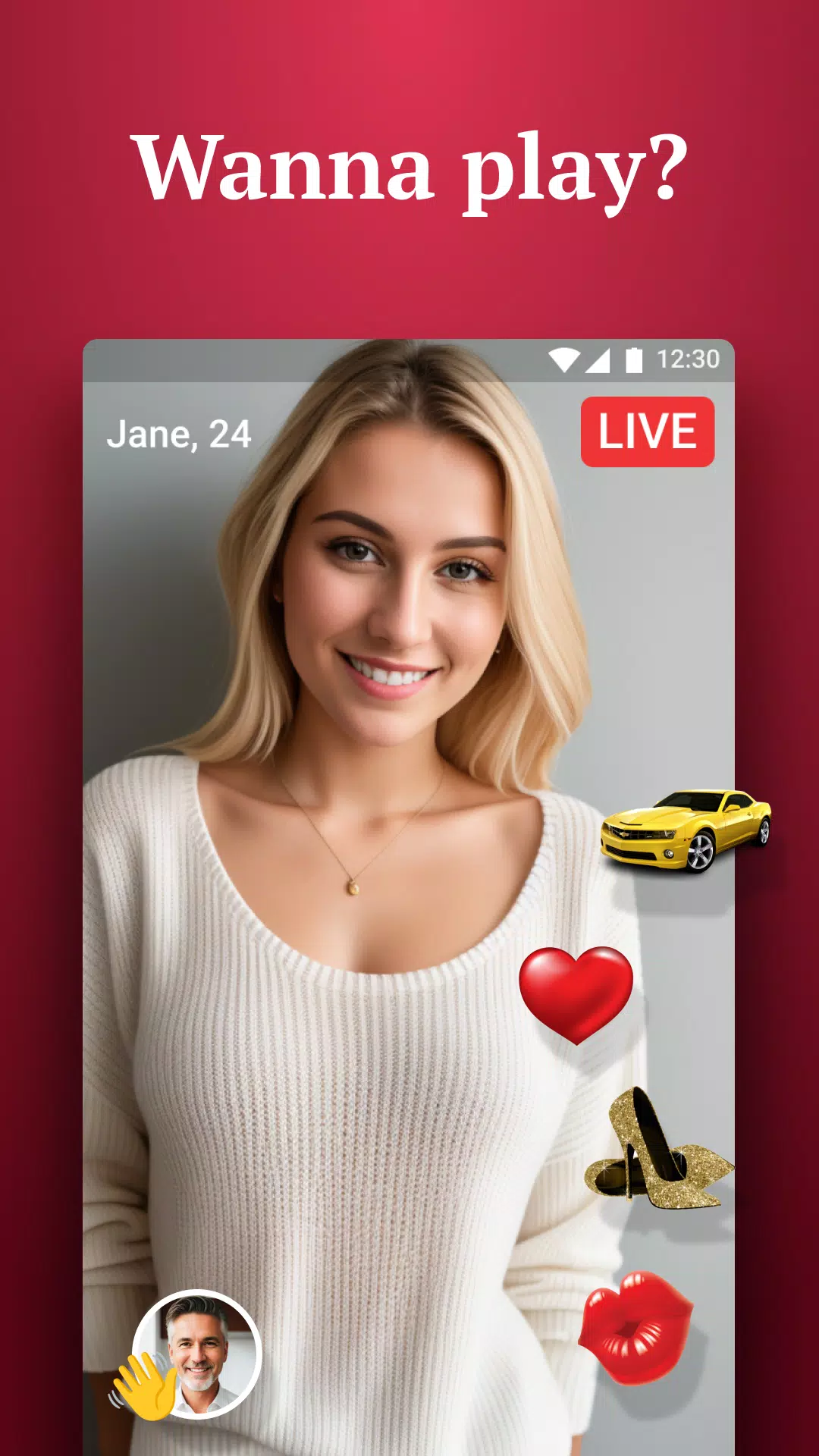 Live Video Dating Chat - Choco Schermafbeelding 1