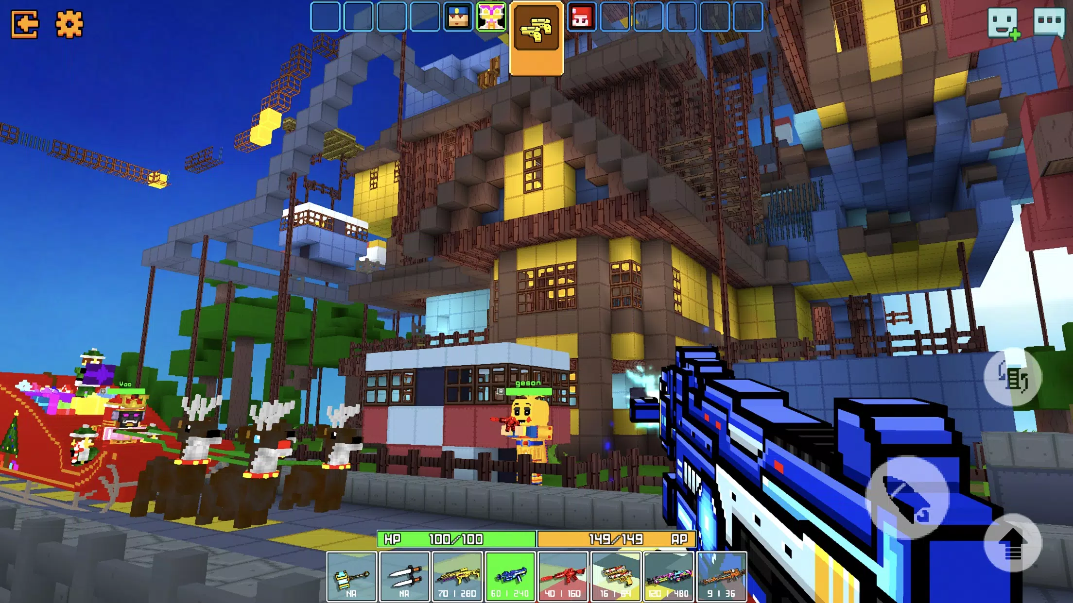 Cops N Robbers:Pixel Craft Gun Captura de tela 1