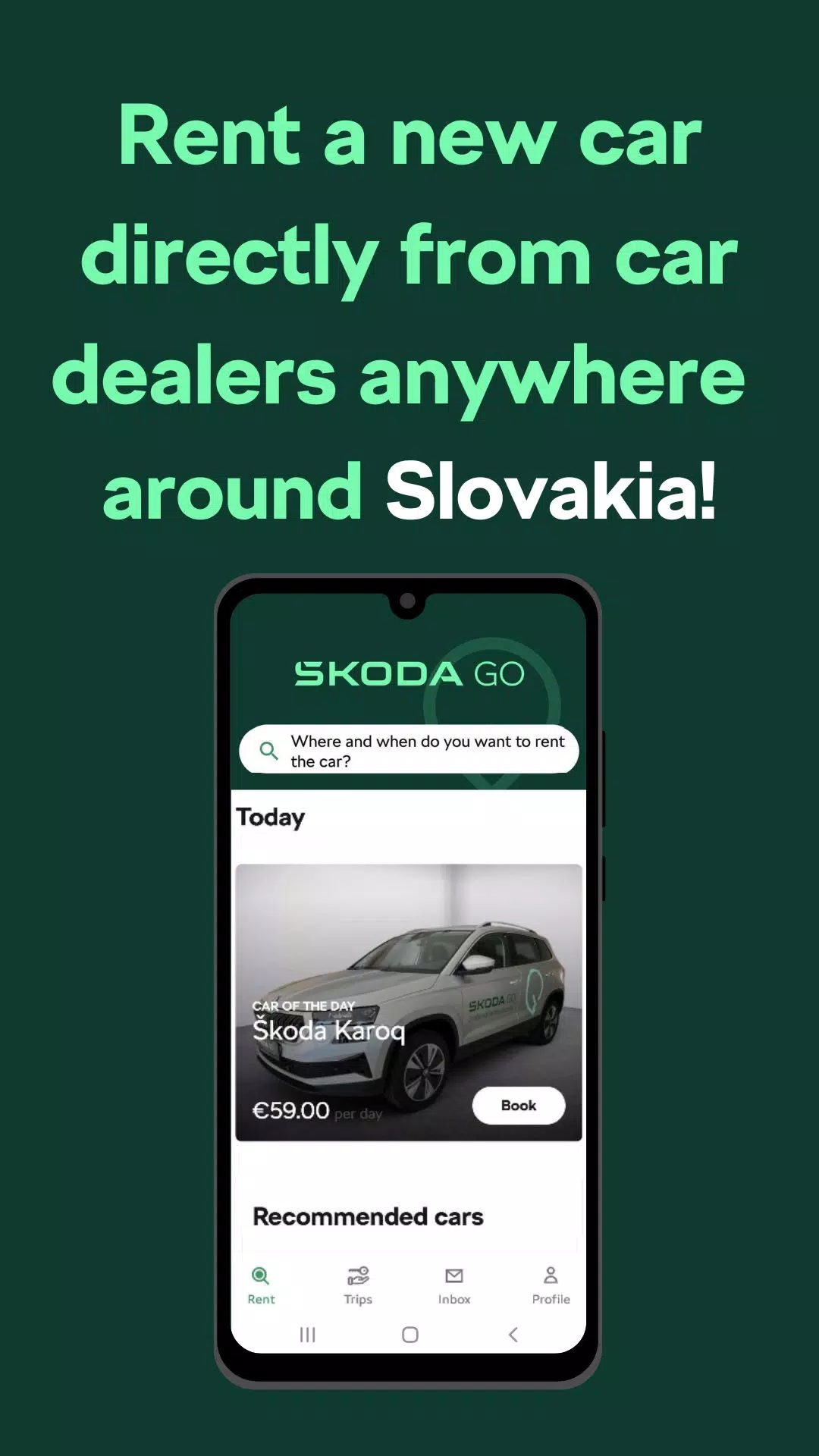 Schermata Škoda GO 1