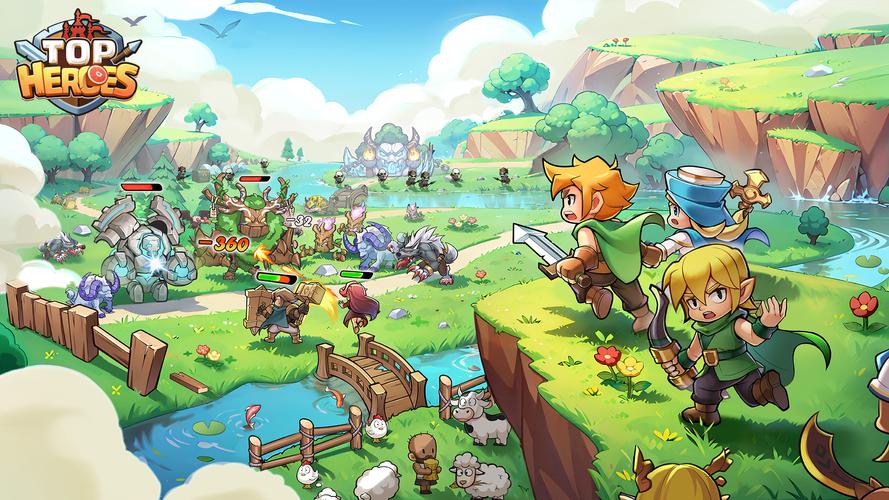 Top Heroes: Kingdom Saga Capture d'écran 0