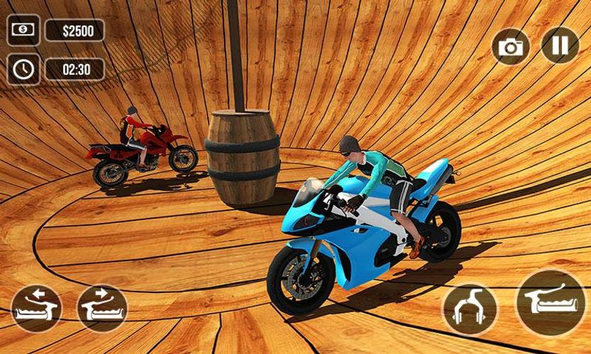 Well of Death Bike Stunts Ride Capture d'écran 0
