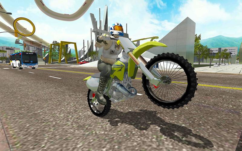 Motorbike Rush Drive Simulator ภาพหน้าจอ 1