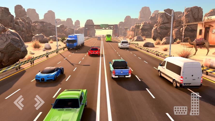 Schermata Real Highway Car Racing Games 1