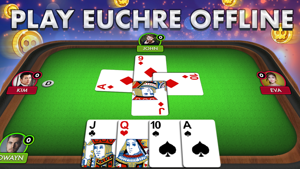 Euchre Plus 스크린샷 2