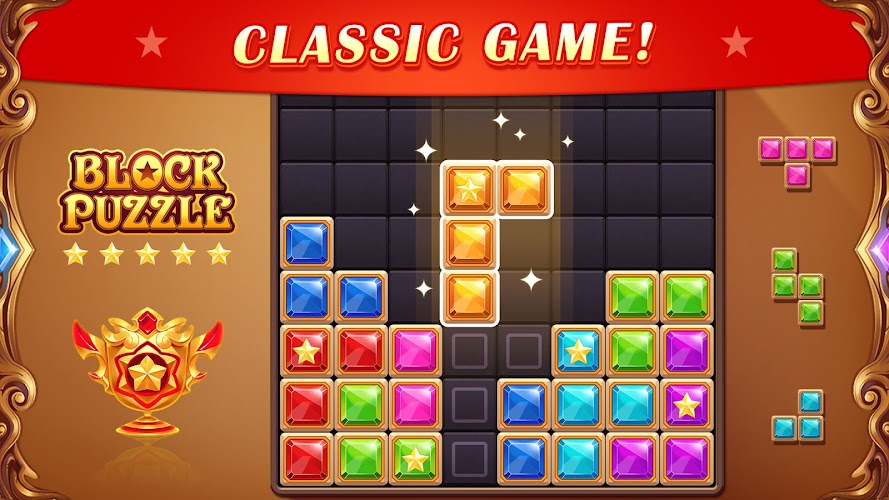 Block Puzzle: Diamond Star ภาพหน้าจอ 0