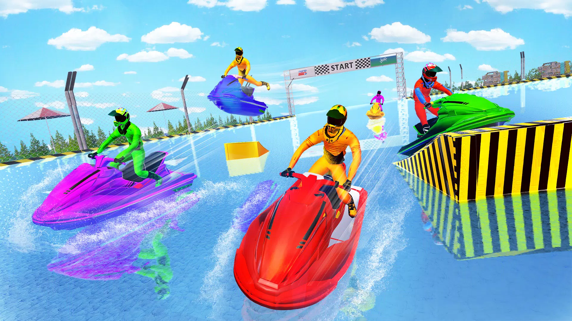 Jet Ski Games Boat Racing Game Скриншот 3