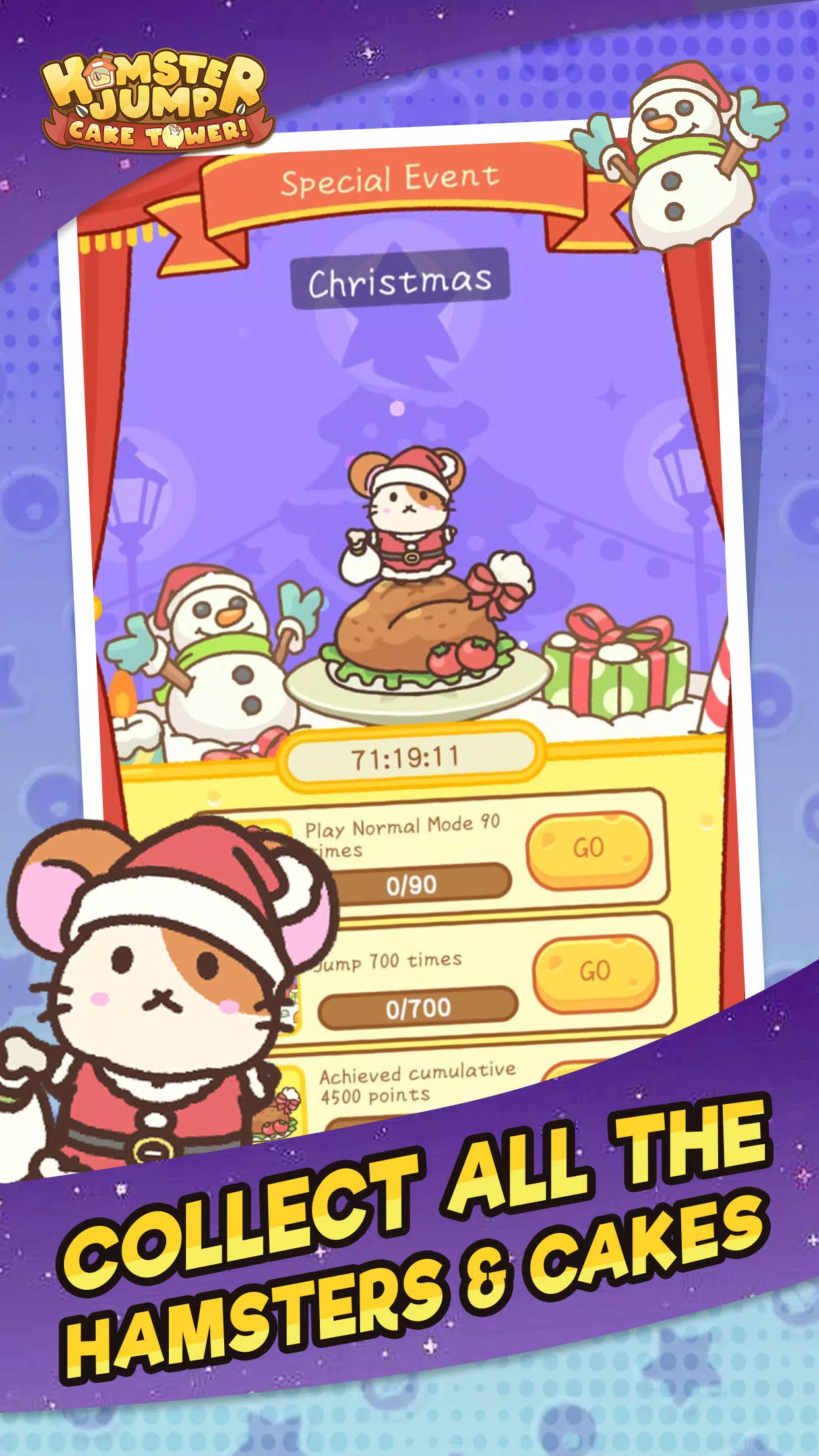 Hamster Jump: Cake Tower! 스크린샷 0