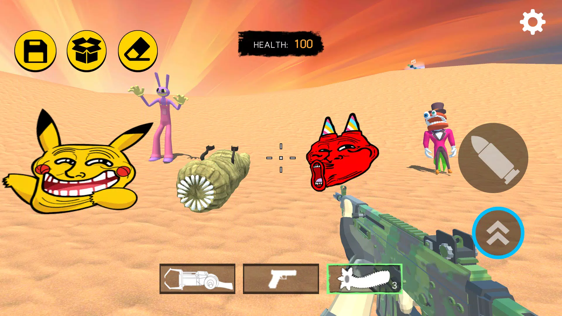 Sandbox Shooter Mods In Desert Schermafbeelding 0