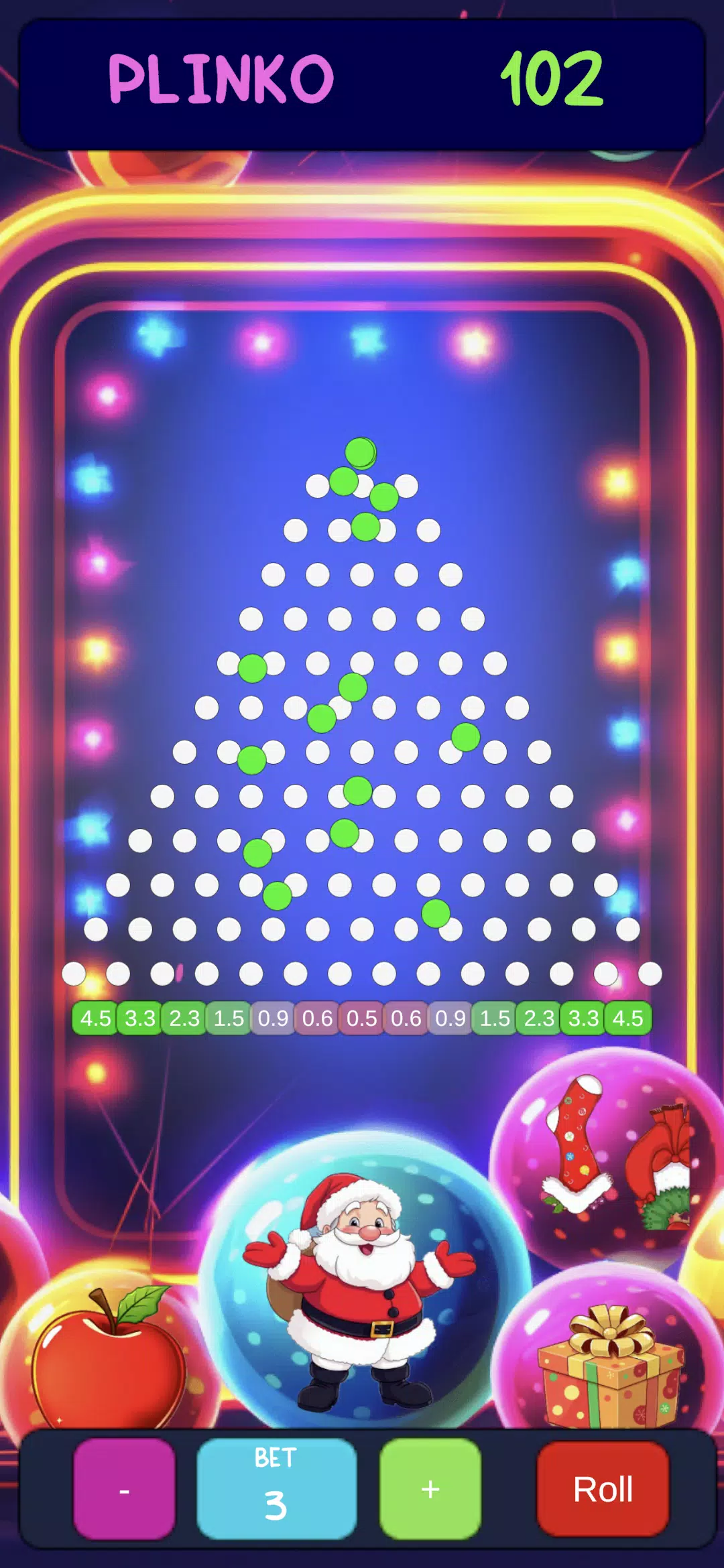 Christmas Plinko Fight Ảnh chụp màn hình 1