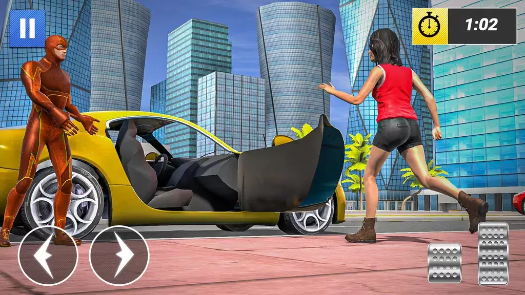 Superhero Car Games Taxi Games Ảnh chụp màn hình 3