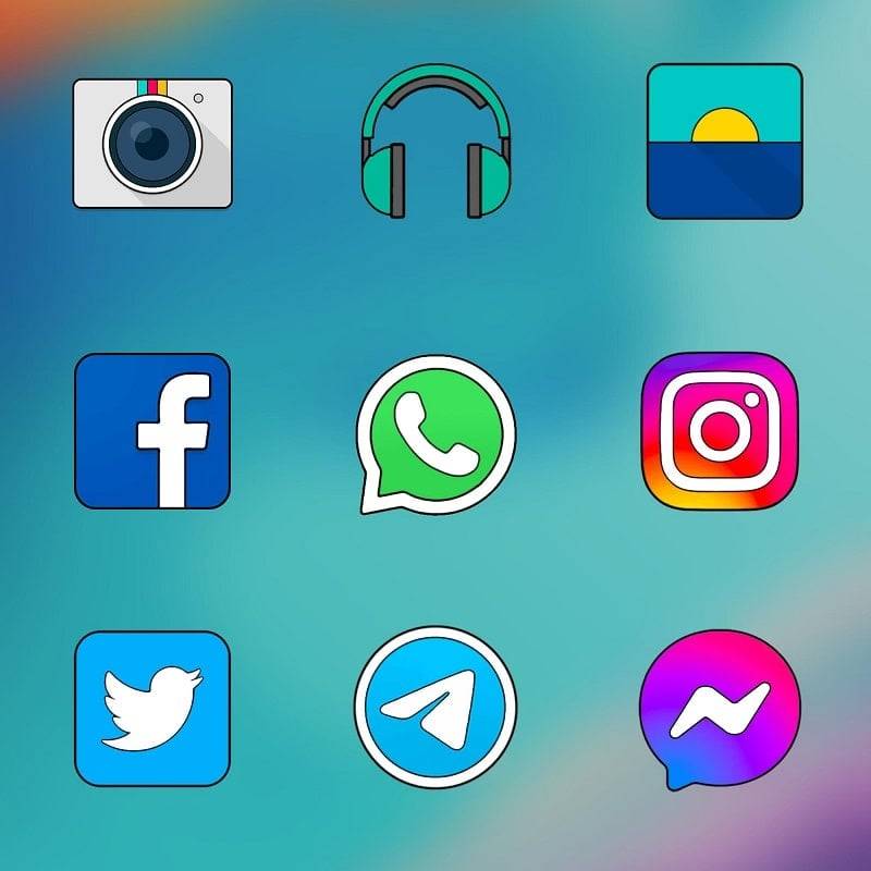 Oxigen HD – Icon Pack Captura de pantalla 2