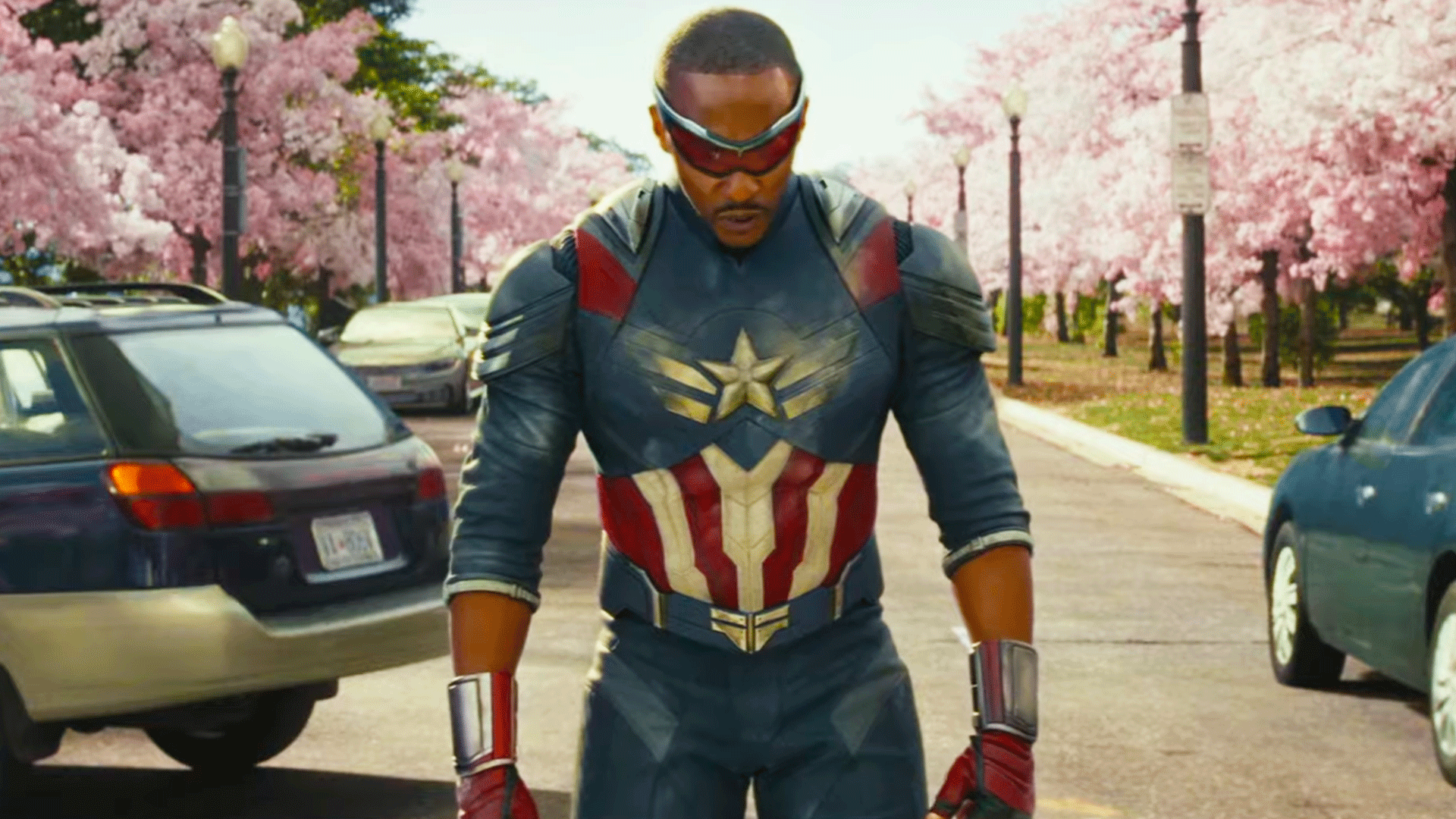 Sam Wilson as Captain America leading the Avengers