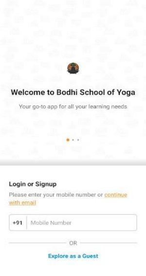 Bodhi School of Yoga ภาพหน้าจอ 0