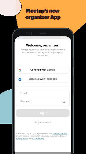 Meetup for Organizers স্ক্রিনশট 1