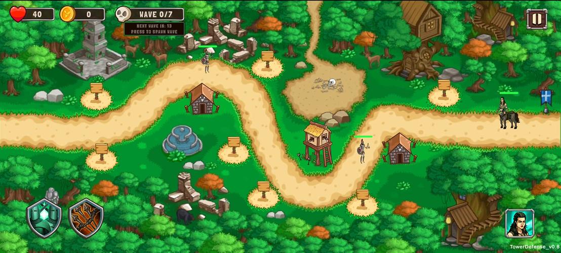 Vulcan's Tower Defense স্ক্রিনশট 1