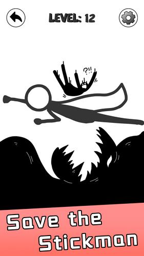 Save Stickman: Brain Draw Line Скриншот 0