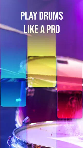 Drum Tiles: drumming game スクリーンショット 1