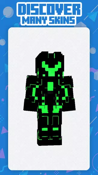 Neon Squad Skin Minecraft ဖန်သားပြင်ဓာတ်ပုံ 0