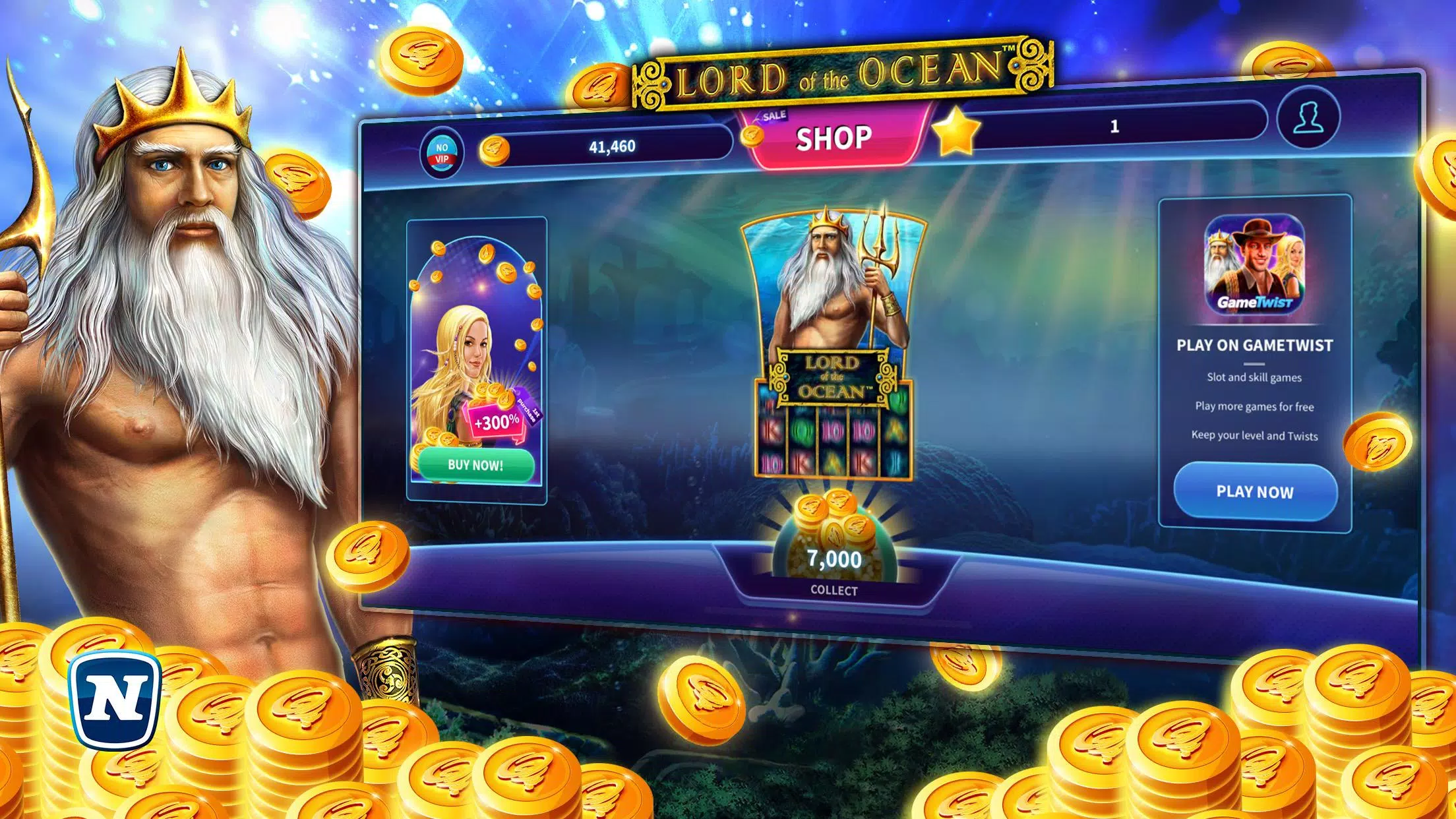 Lord of the Ocean™ Slot Capture d'écran 1