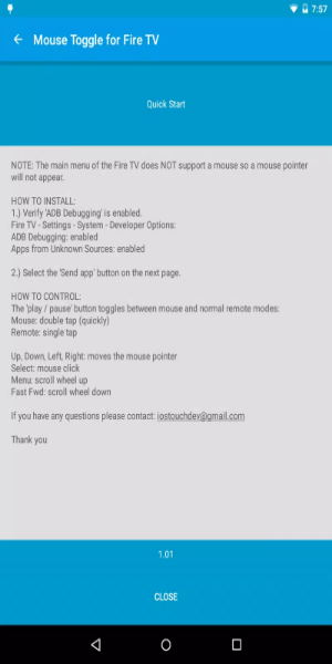 Mouse Toggle for Fire TV Screenshot 2