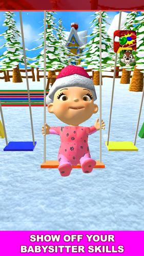Baby Masha's Winter Playground Captura de pantalla 1