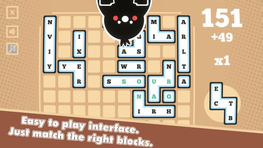 Word Block Puzzle Ảnh chụp màn hình 1