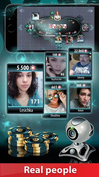 GC Poker 2: WebCamera-tables, 스크린샷 1