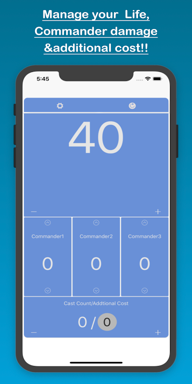 Life Counter for Commander Capture d'écran 1