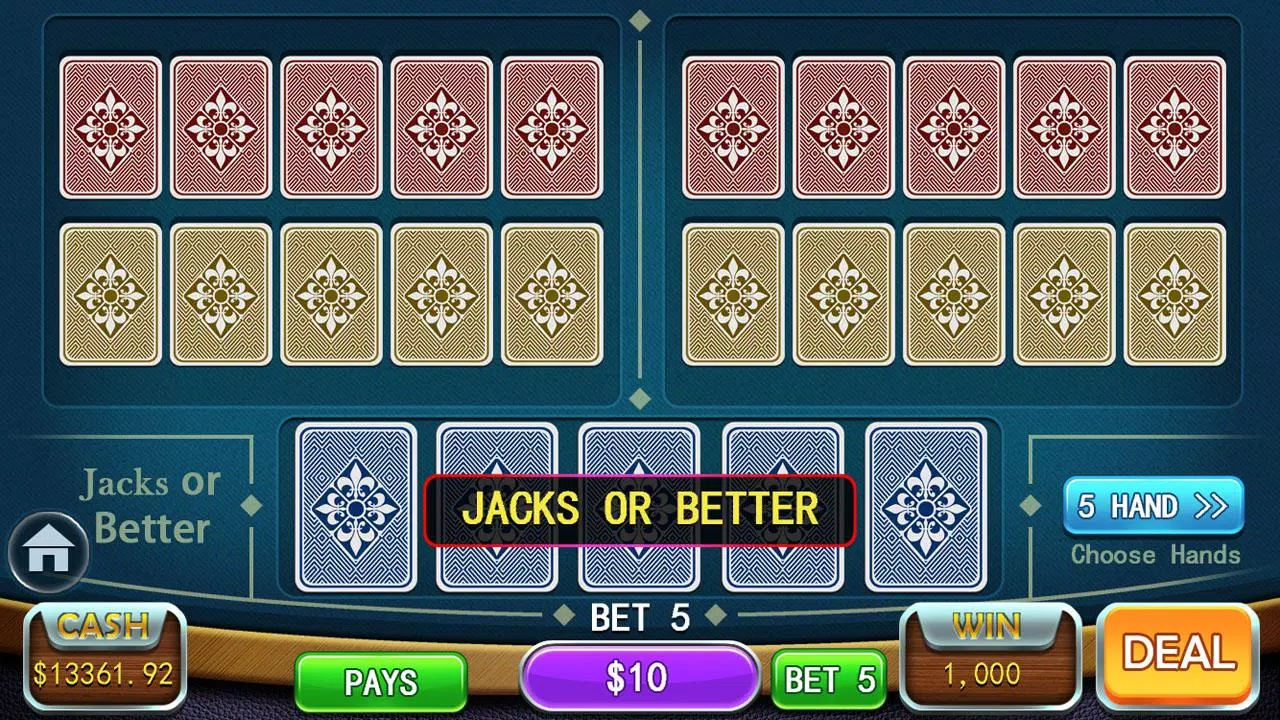 Video Poker Games - Multi Hand ဖန်သားပြင်ဓာတ်ပုံ 3