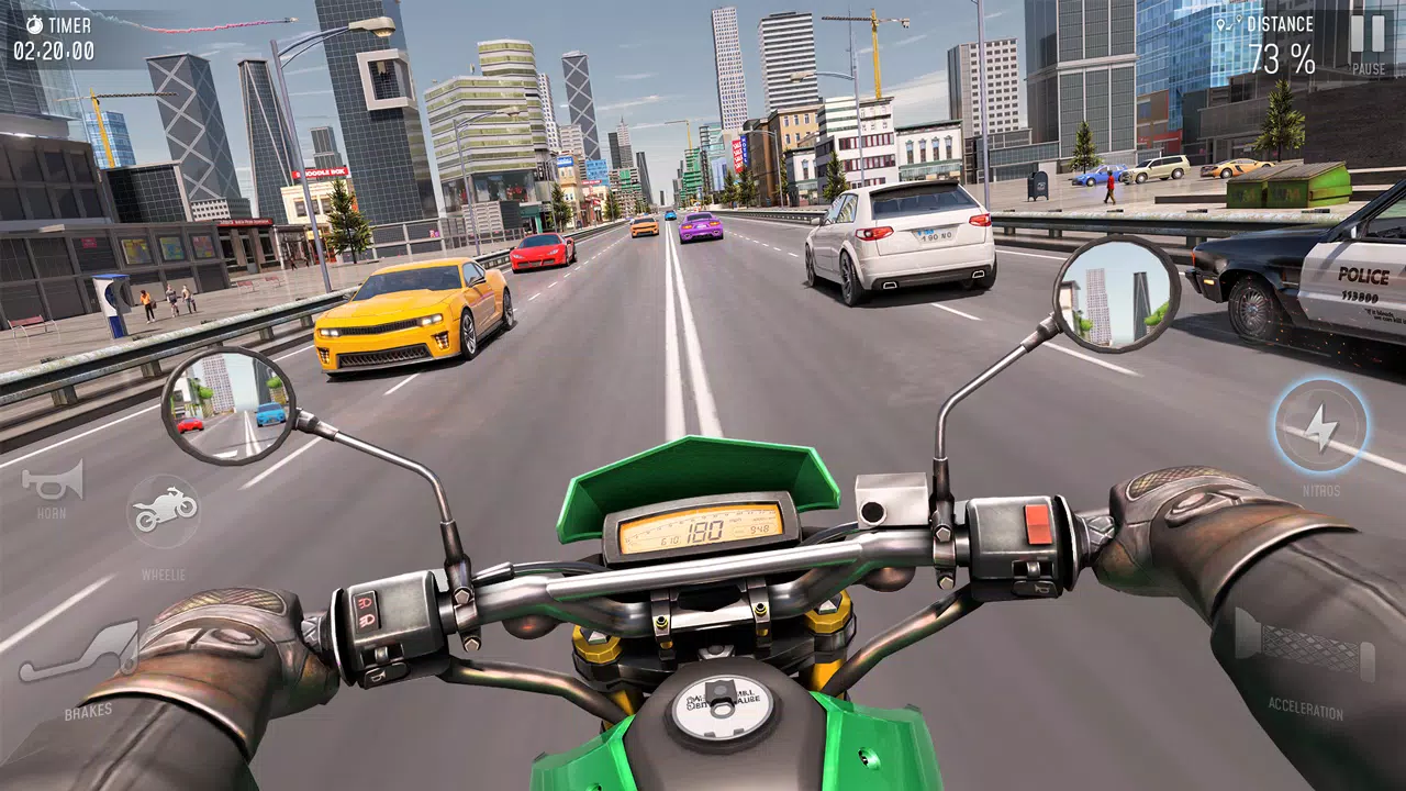 Rider 3D Bike Racing Games Captura de tela 2