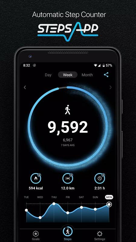 StepsApp Pedometer & Step Counter Screenshot 0