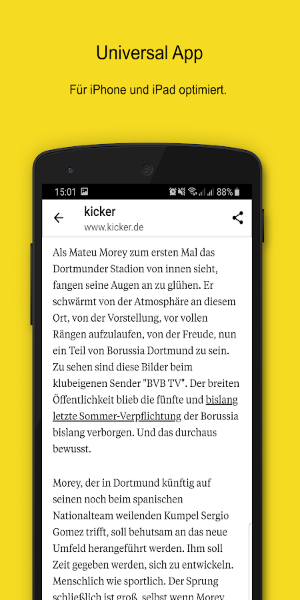 Buzz09–die schwarz-gelben News Captura de tela 2