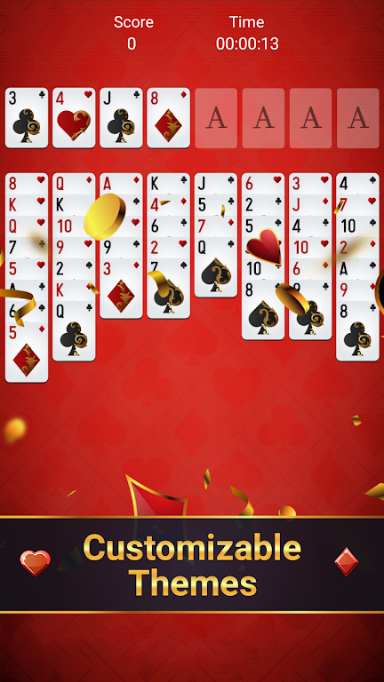 Free spider solitaire - classic solitaire Ảnh chụp màn hình 3