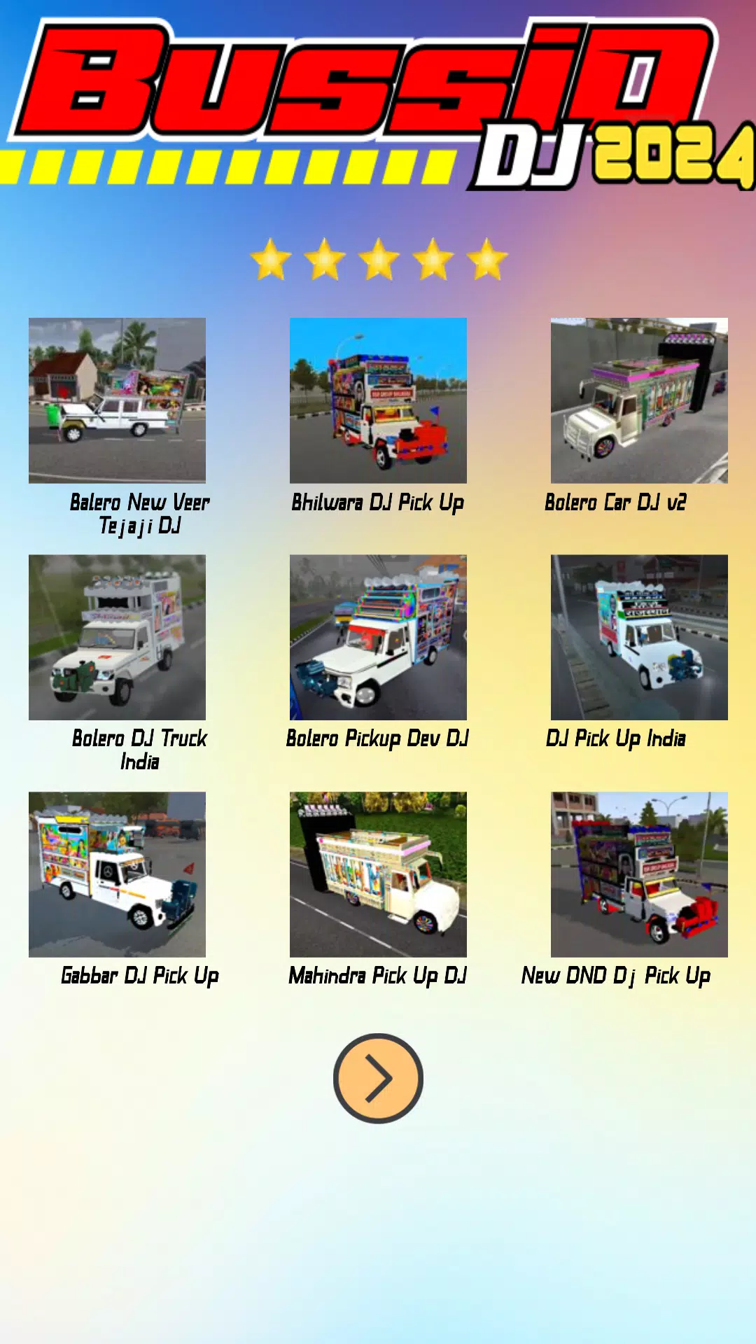 Mod Bussid DJ 2024 Capture d'écran 1