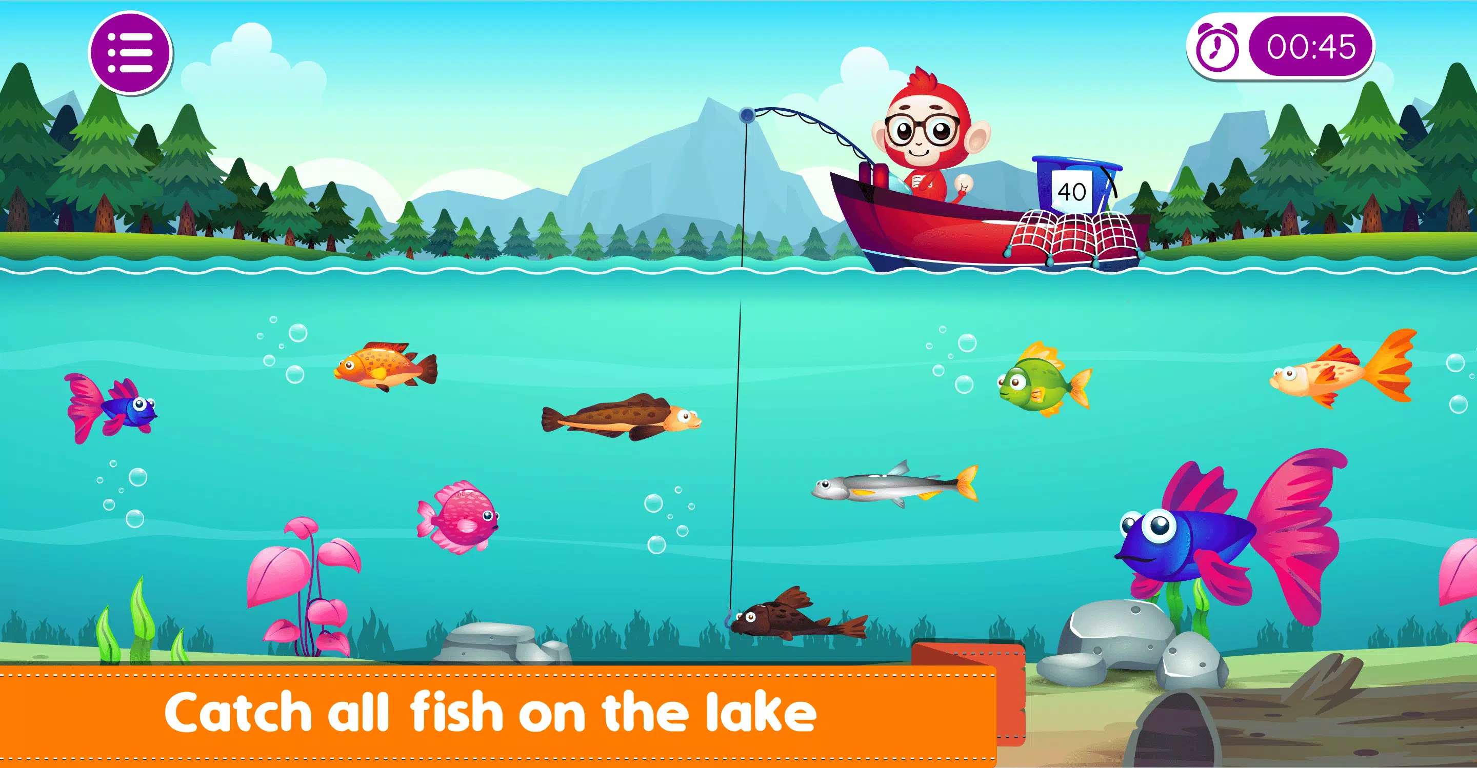 Marbel Fishing - Kids Games স্ক্রিনশট 2